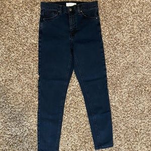 TOPSHOP Blue Jamie Jeans Size 28 Length 30